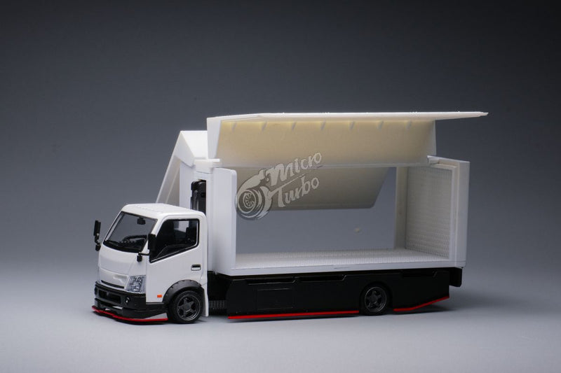 Micro Turbo Models 1:64 Custom Wing Truck in White