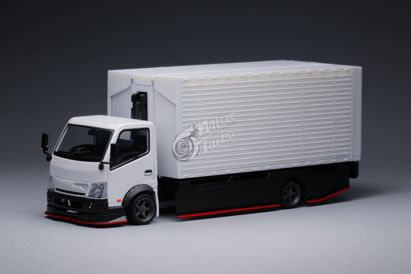 Micro Turbo Models 1:64 Custom Wing Truck in White