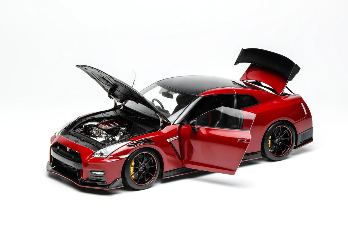 MotorHelix 1:18 Nissan GT-R NISMO (R35) Special Edition 2022 Vibrant Red