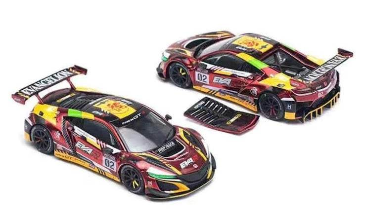 Pop Race 1:64 Honda NSX (NC1) GT3 EVO22 EVA RT Production Model 02