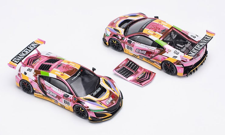 Pop Race 1:64 Honda NSX (NC1) GT3 EVO22 EVA RT Production Model Custom TYPE-08