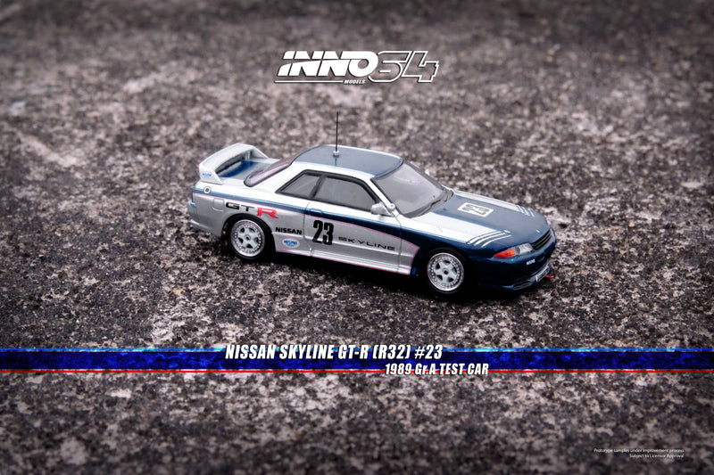 INNO64 1:64 Nissan Skyline GT-R (R32) (R32) Gr.A Test Car 1989