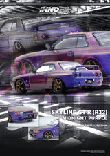 INNO64 1:64 SKYLINE GT-R (R32) Midnight Purple Australia Special Edition  Limited Edition