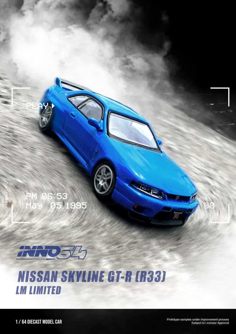 INNO64 1:64 Nissan Skyline GT-R (R33) LM Limited Edition