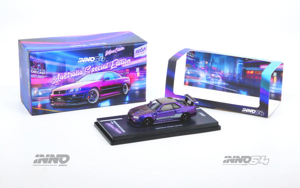 INNO64 1/64 Nissan Skyline GT-R (R34) Z-Tune "END GAME" Australia Special Edition