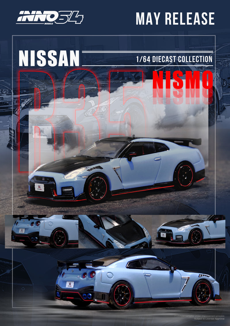 INNO64 1:64 Nissan GT-R (R35) NISMO 2022 Special Edition in Stealth Gray