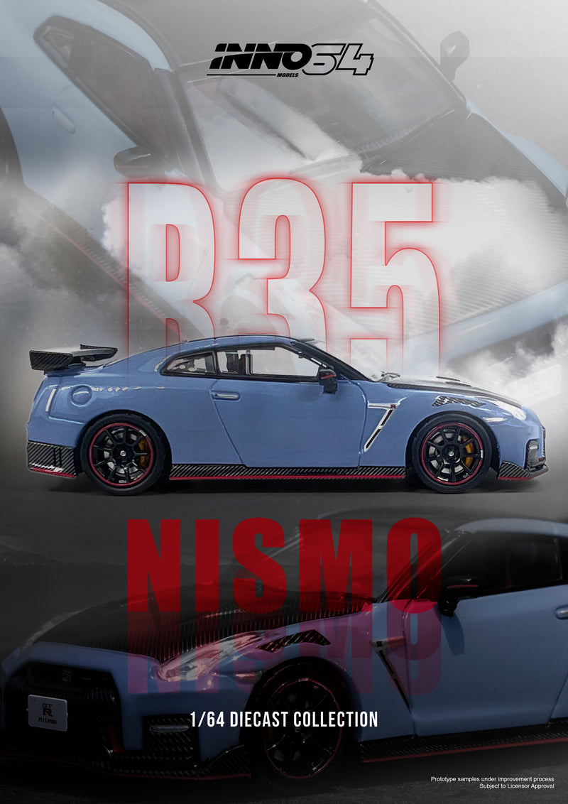 INNO64 1:64 Nissan GT-R (R35) NISMO 2022 Special Edition in Stealth Gray