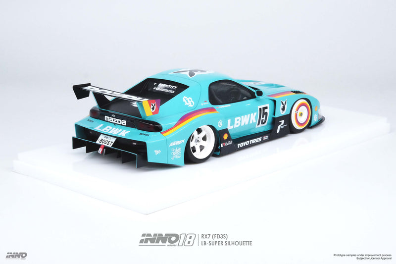 *PREORDER* INNO Models 1/18 Mazda RX-7 (FD3S) Super Silhouette LBWK in Green