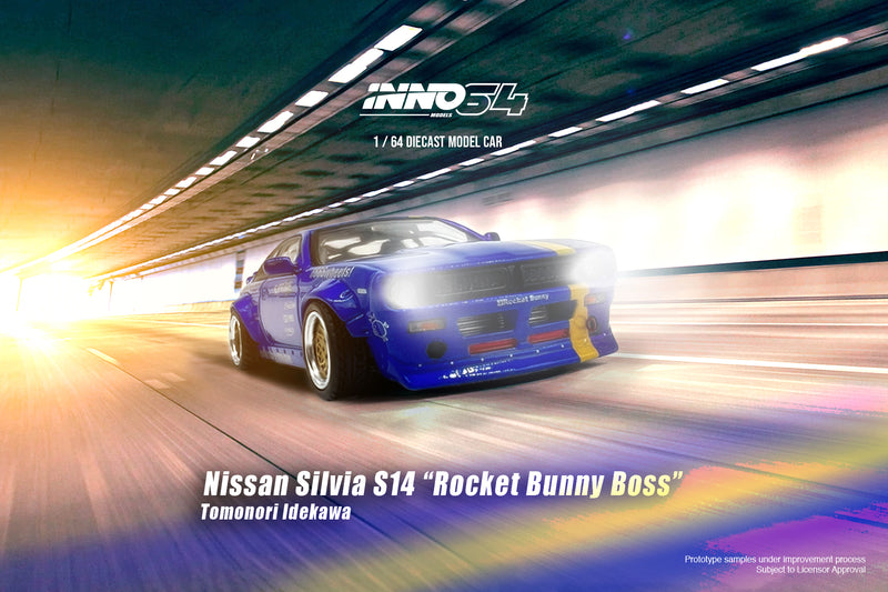 INNO64 1:64 Nissan Silvia (S14) "Rocket Bunny Boss" Tomonori Idekawa