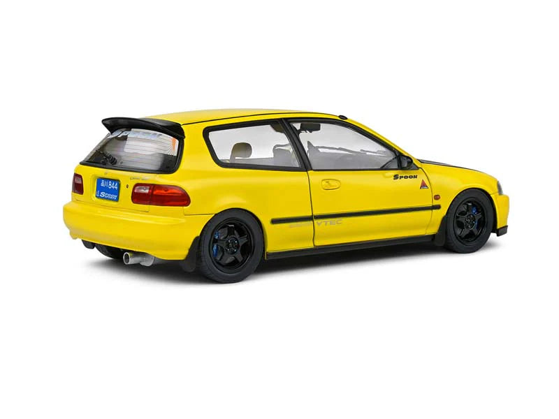 Solido 1:18 Honda Civic(EG6) Spoon Sports in Yellow