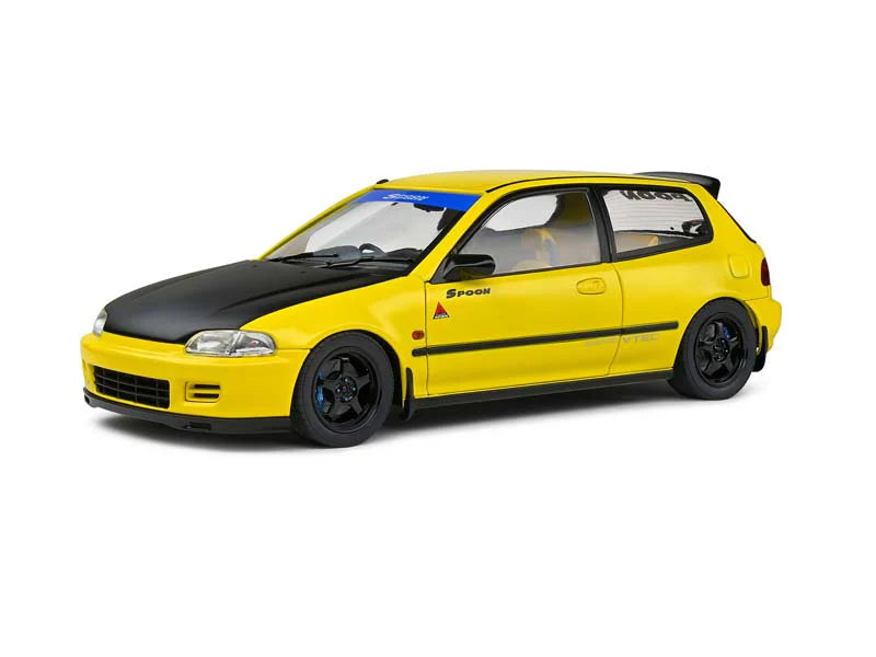 Solido 1:18 Honda Civic(EG6) Spoon Sports in Yellow