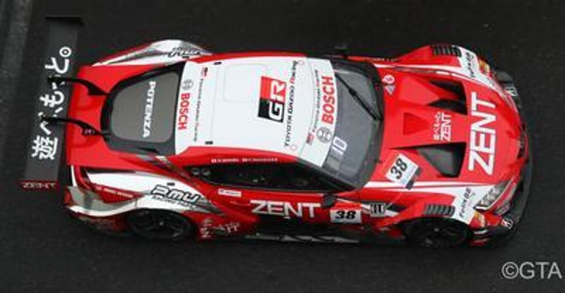 Spark Models 1:43 ZENT CERUMO GR Supra No.38 TGR TEAM ZENT CERUMO GT500 SUPER GT 2023 Yuji Tachikawa - Hiroaki Ishiura