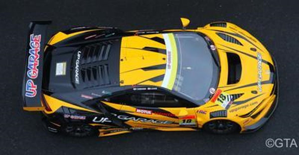 Spark Models 1:43 UPGARAGE NSX GT3 No.18 TEAM UPGARAGE GT300 SUPER GT 2023 Takashi Kobayashi - Syun Koide