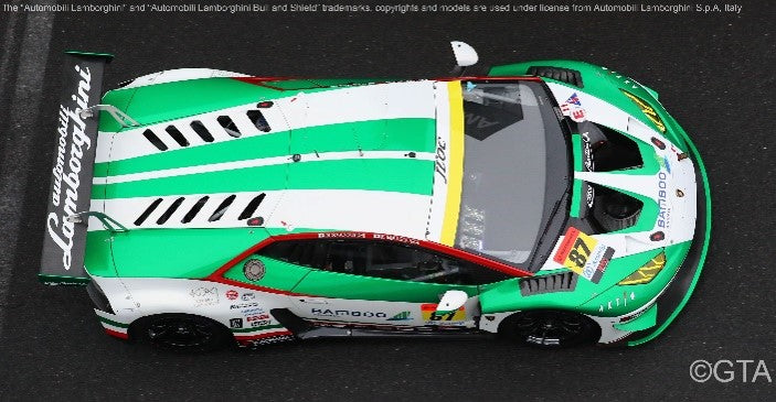 Spark Models 1:43 Bamboo Airways Lamborghini GT3 No.87 JLOC GT300 SUPER GT 2023 Kosuke Matsuura - Natsu Sakaguchi