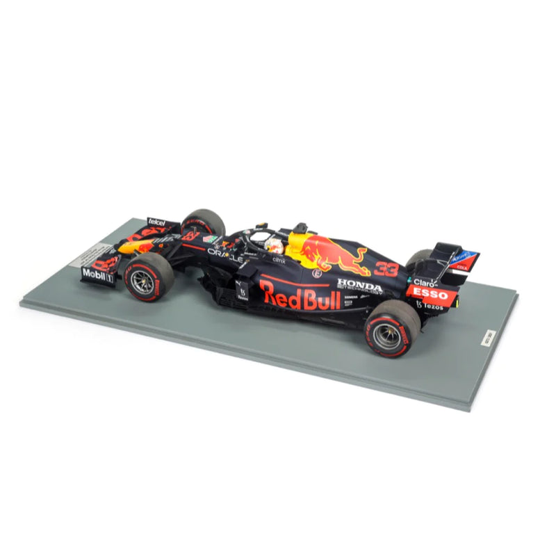 Spark Model 1:12 Red Bull Racing Honda RB16B No.33 Red Bull Racing - Winner Abu Dhabi GP 2021 - World Champion - Max Verstappen