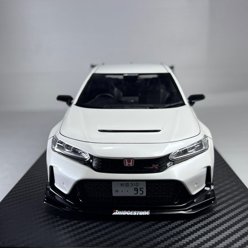 Peako Model x Ed Warehouse 1:18 Honda Civic Type-R (FL5) Spoon Sports Edition in White