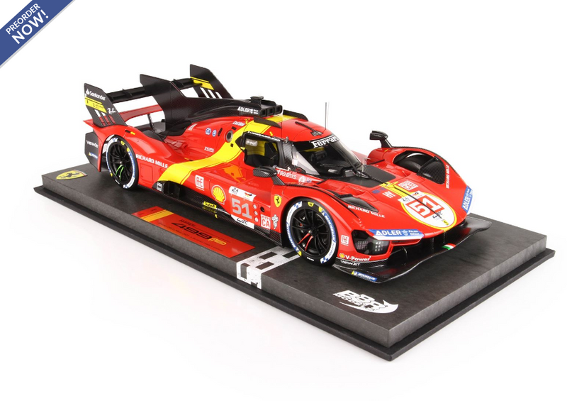 *PREORDER* BBR Models 1:18 Ferrari 499P Winner Le Mans 2023 Car N.51