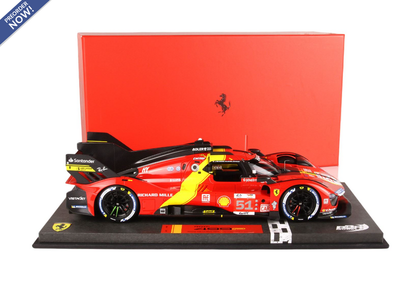 *PREORDER* BBR Models 1:18 Ferrari 499P Winner Le Mans 2023 Car N.51