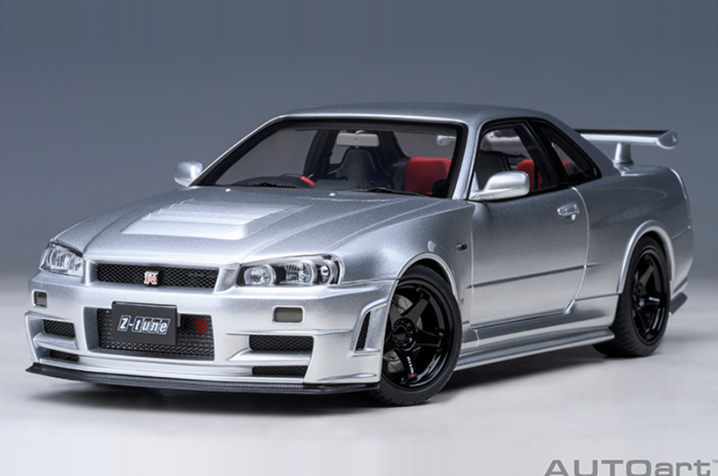 AUTOart 1:18 Nissan Skyline GT-R (R34) NISMO Z-Tune in Silver