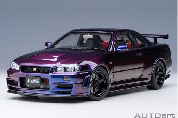 AUTOart 1:18 Nissan Skyline GT-R (R34) NISMO Z-Tune in Midnight Purple III