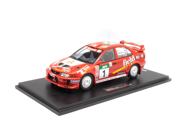 Tarmac Works 1:18 Mitsubishi Lancer Evolution V Australian Rally 1998 #1 Winner