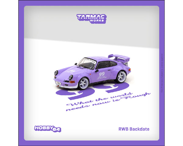 *PREORDER* Tarmac Works 1:64 RWB Backdate Violetta Idlers 12 hours 2016