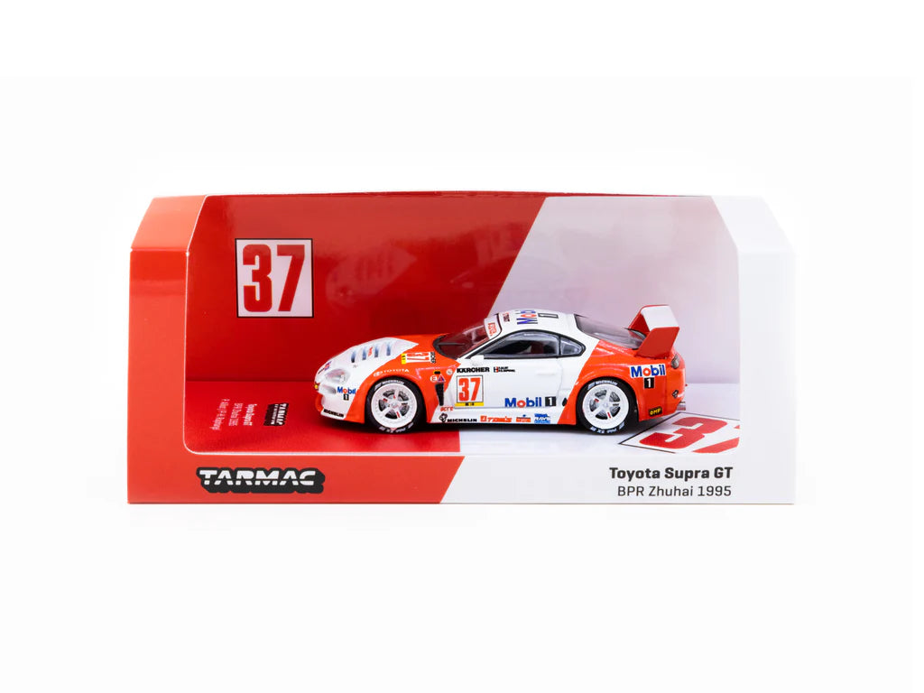 Tarmac Works 1:64 Toyota Supra (JZA80) GT #37 BPR Zhuhai 1995, P. Alliot / P-H. Raphanel