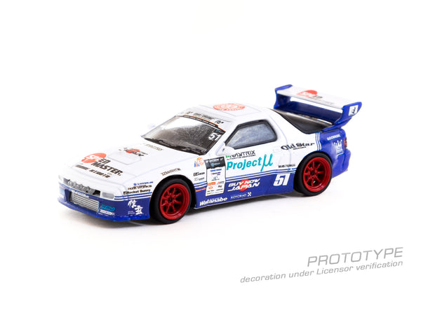 Tarmac Works 1:64 Mazda (FC3S) RX-7 PANDEM Drift Version