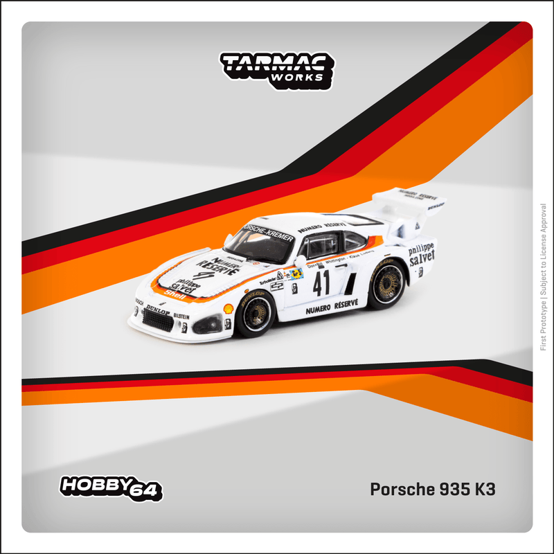 Tarmac Works 1:64 Porsche 935 K3, 24h of Le Mans 1979 – Winner, K. Ludwig / D. Whittington / B. Whittington