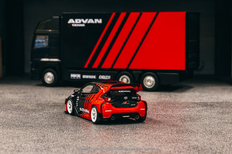 Tarmac Works 1:64 Toyota GR Yaris Pandem Advan Version