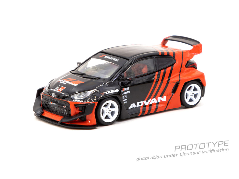 Tarmac Works 1:64 Toyota GR Yaris Pandem Advan Version