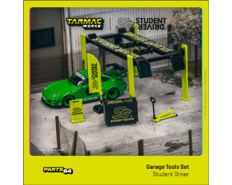 Tarmac Works 1/64 Student Driver Garage Tools Set