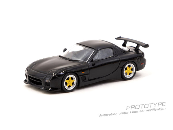 Tarmac Works 1:64 Mazda RX-7 FD3S Mazdaspeed A-Spec in Brilliant Black