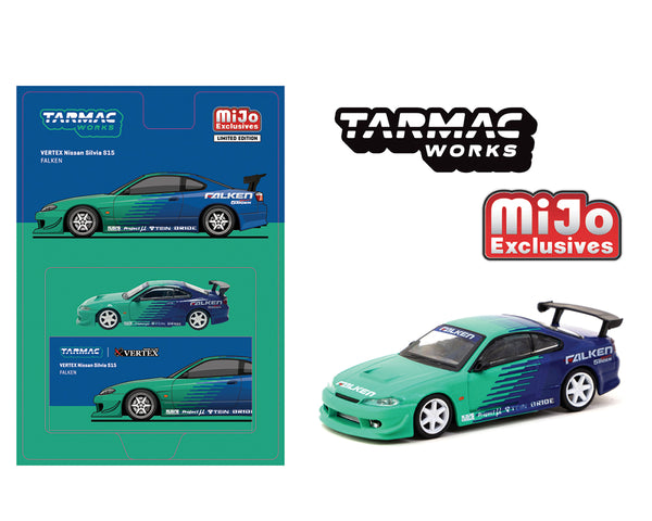 Tarmac Works 1/64 Nissan Silvia (S15) VERTEX with Falken Livery