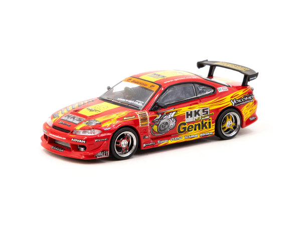 Tarmac Works 1:64 Nissan Silvia (S15) HKS Hyper RS-2