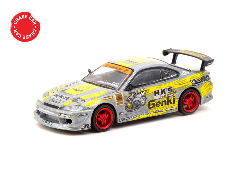 Tarmac Works 1:64 Nissan Silvia (S15) HKS Hyper RS-2