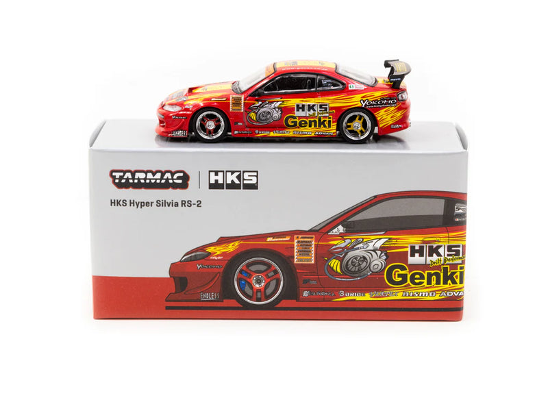 Tarmac Works 1:64 Nissan Silvia (S15) HKS Hyper RS-2