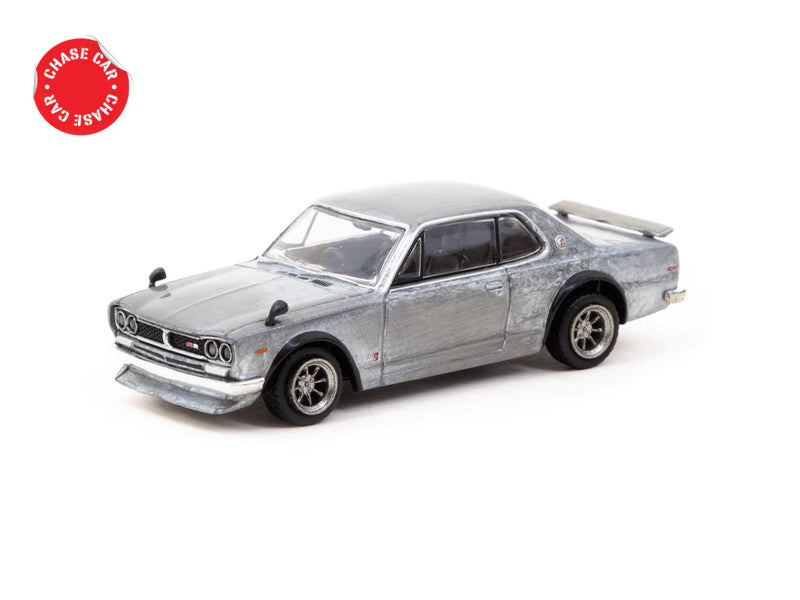 Tarmac Works 1:64 Nissan Skyline 2000 GT-R (KPGC10) in Silver