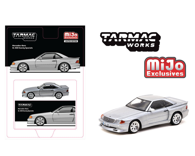 Tarmac Works 1:64 Mercedes-Benz SL 500 Koenig Specials in Silver