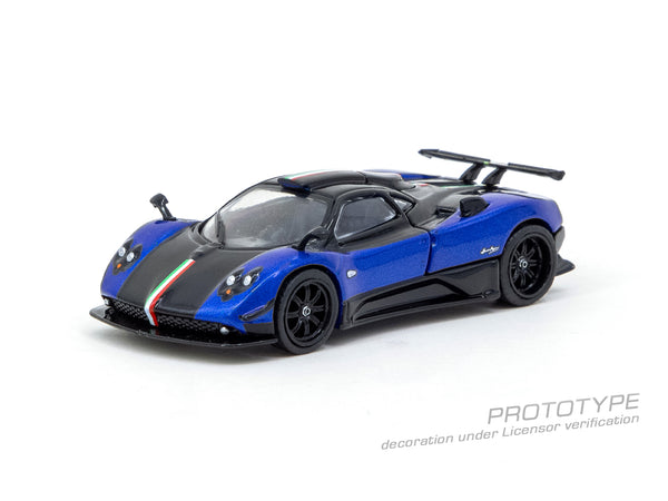 Tarmac Works 1:64 Pagani Zonda Cinque in Blu Francia