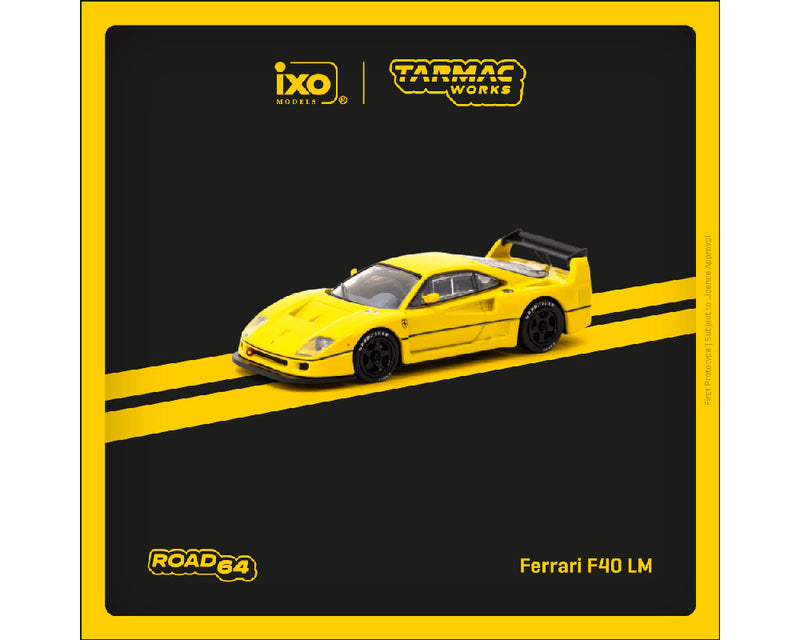 Tarmac Works 1/64 Ferrari F40 LM in Yellow