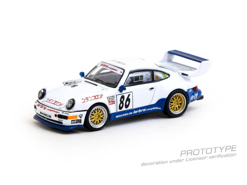 Schuco x Tarmac Works 1:64 Porsche 911 Turbo S LM GT Suzuka 1000km 1994