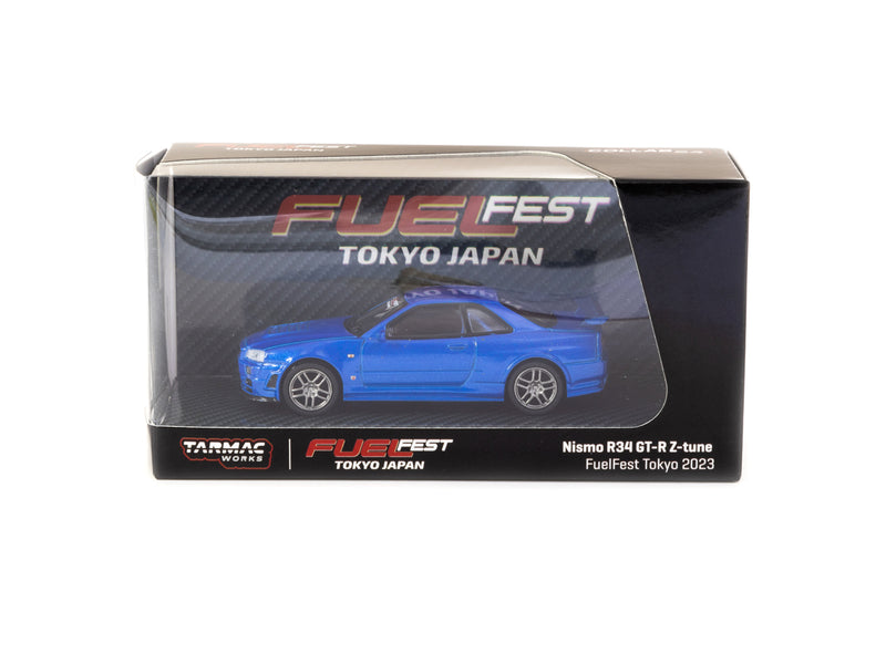 Tarmac Works 1:64 Nismo R34 GT-R Z-tune FuelFest Tokyo 2023 Special Edition