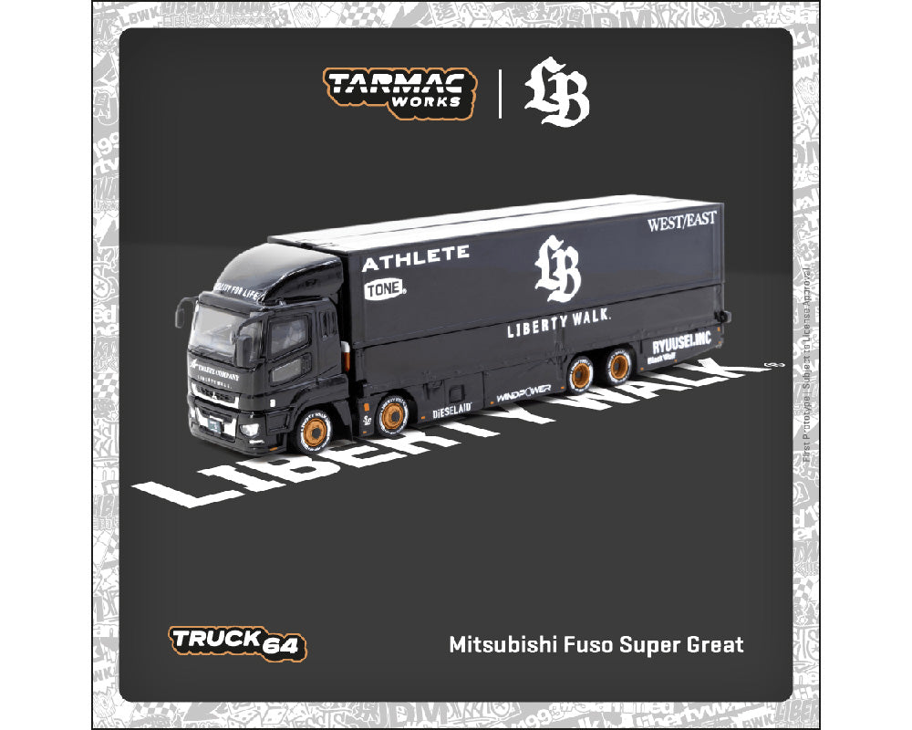 Tarmac Works 1:64 Mitsubishi Fuso Super Great LB-Trucks Liberty Walk
