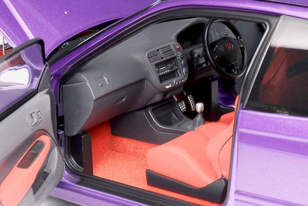 MotorHelix 1:18 Honda Civic Type-R Late Version (EK9) in Purple