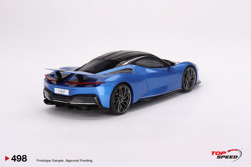 TopSpeed Models 1:18 Automobili Pininfarina Battista Geneva World Premiere 2019 Edition Iconica Blu