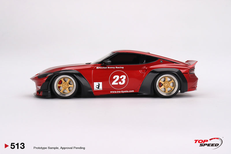 TopSpeed Models 1:18 Nissan Z (LHD) PANDEM Widebody in Passion Red