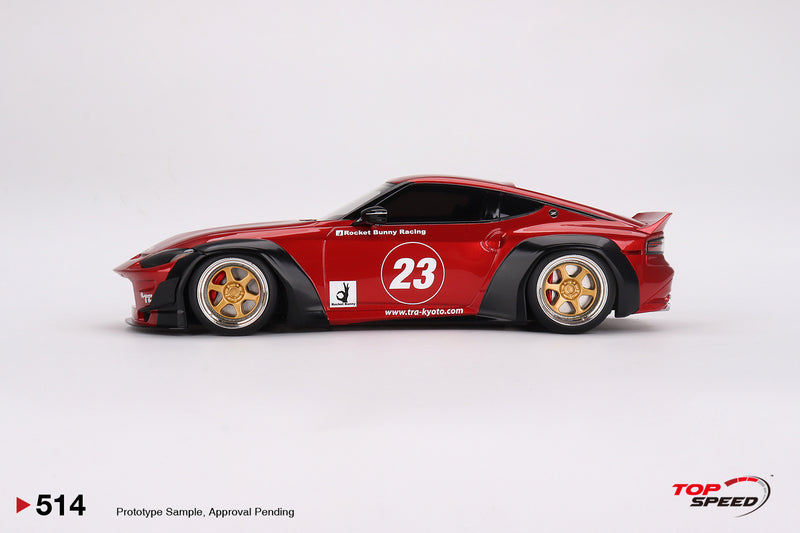 TopSpeed Models 1:18 Nissan Z (RHD) PANDEM Widebody in Passion Red