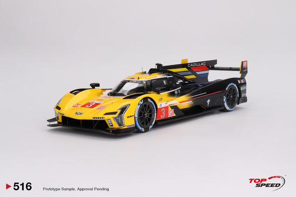 TopSpeed Models 1:18 Cadillac V-Series R #3 Cadillac Racing 2023 Le Mans 24 Hrs