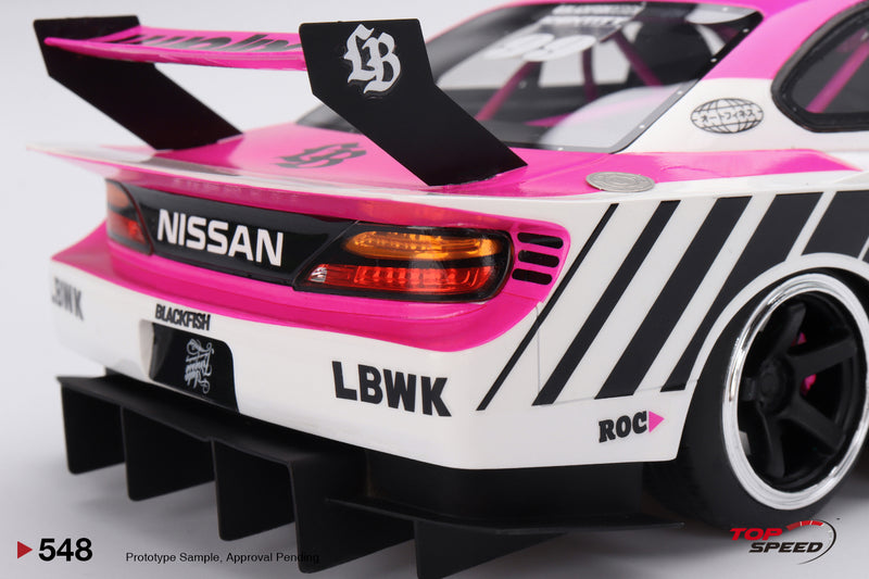 *PREORDER* TopSpeed Models 1:18 Nissan SILVIA (S15) LB-Super Silhouette Auto Finesse SEMA 2023